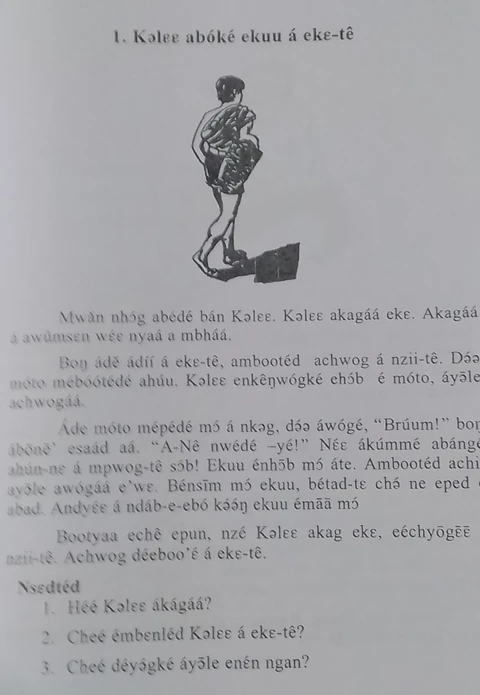 Nwoge akoose ayə́ge déʼsó